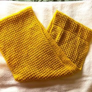 Mustard yellow infinity scarf